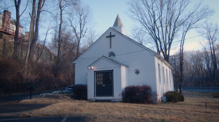 The historic Scotland AME Zion Church in Potomac, Md. 