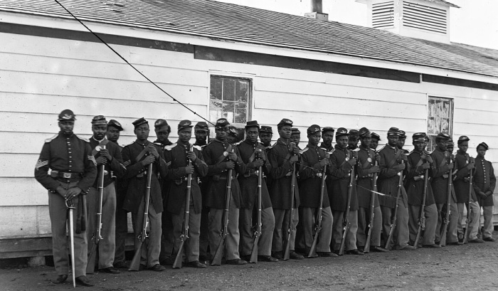 Company I of the 36th Colored Regiment of the Union Army, which served at the Battle of Chaffin’s Farm in 1864 during the American Civil War. 