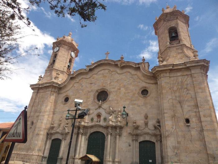 Cathedral of the Roman Catholic Diocese of Potosí, Bolivia.