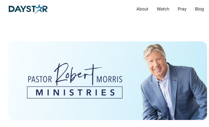 Pastor Robert Morris Ministries is no longer featured on Daystar Television.