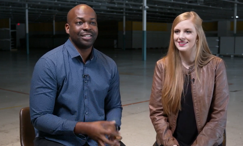 Robert Morris' son-in-law, Pastor Ethan Fisher, and his wife, Morris' daughter, Elaine.