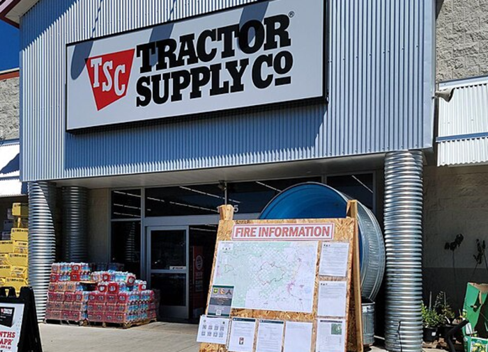 A Tractor Supply Co. store is located in Yreka, California. 