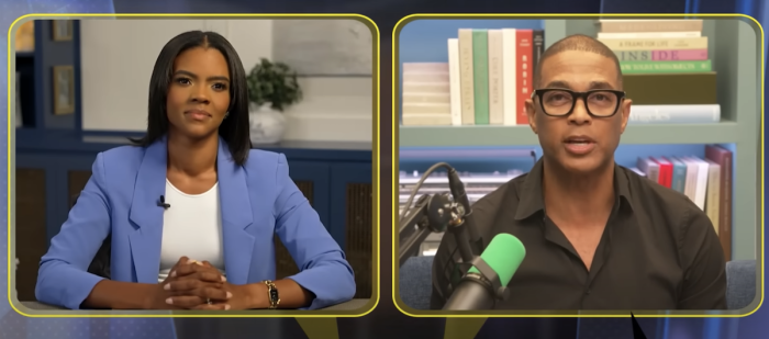 Candace Owens and former CNN host Don Lemon.