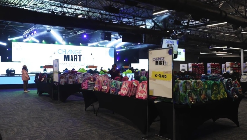 Change Church of Duluth, Georgia, holds its second annual Change Mart on Saturday, July 20, 2024. Around 1,400 families received sneakers and school supplies.