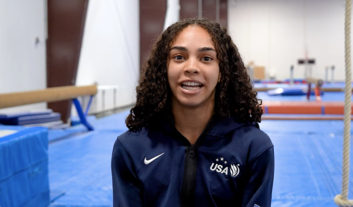 Sixteen-year-old Hezly Rivera and her four teammates on the U.S. Olympics gymnastics team took home gold olympic medals in women's gymnastics at the Paris Olympics in July 2024. 