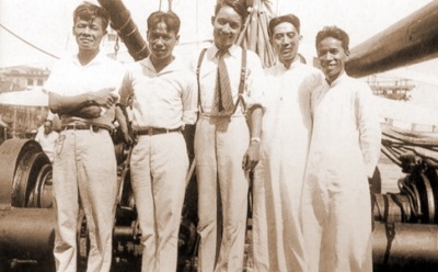 The Bethel Evangelistic Band, as photographed in 1931. At the far left is John Sung (1901-1944), a noted Chinese evangelist. 