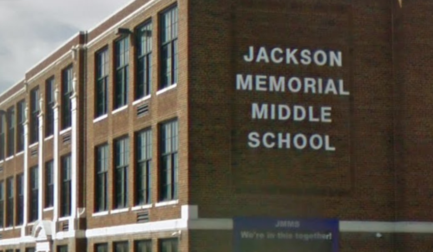 Jackson Memorial Middle School in Jackson Township, Ohio.