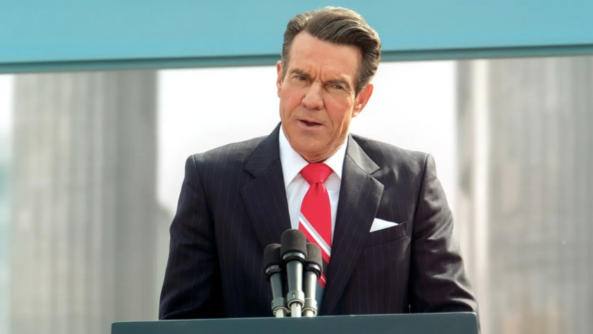Dennis Quaid as "Reagan"
