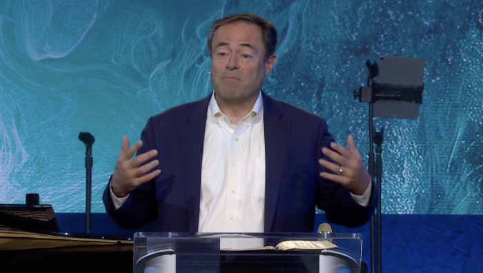 Mark Dever speaks at the Sing! Conference in Nashville, Tennessee,