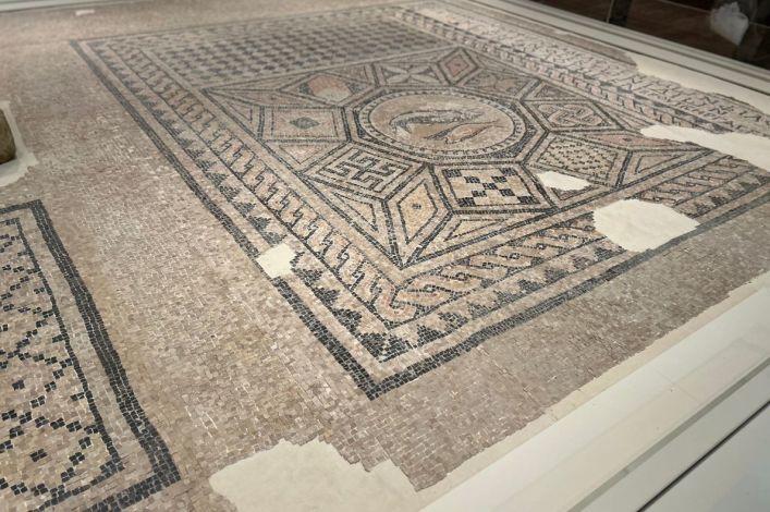 Ancient Christian mosaic containing one of the earliest references to Jesus' divinity unveiled