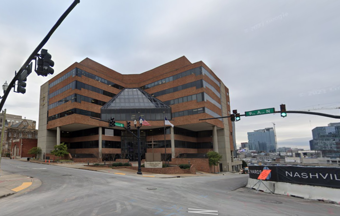 The headquarters of the Southern Baptist Convention at 901 Commerce Street in Nashville, Tenn.