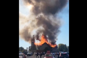 Historic church in Canada severely damaged in fire