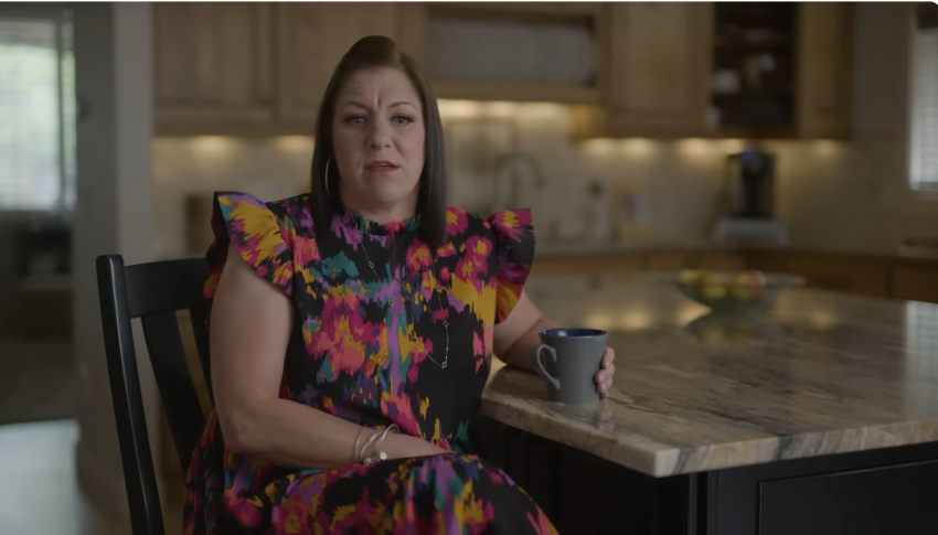 Jules Woodson in a scene from the new film by Kristin Kobes Du Mez, "For Our Daughters."