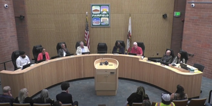 A meeting of the Fairfield Planning Commission of Fairfield, California, Oct. 9, 2024. 