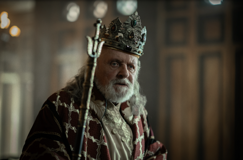 Anthony Hopkins as King Herod in "Mary"