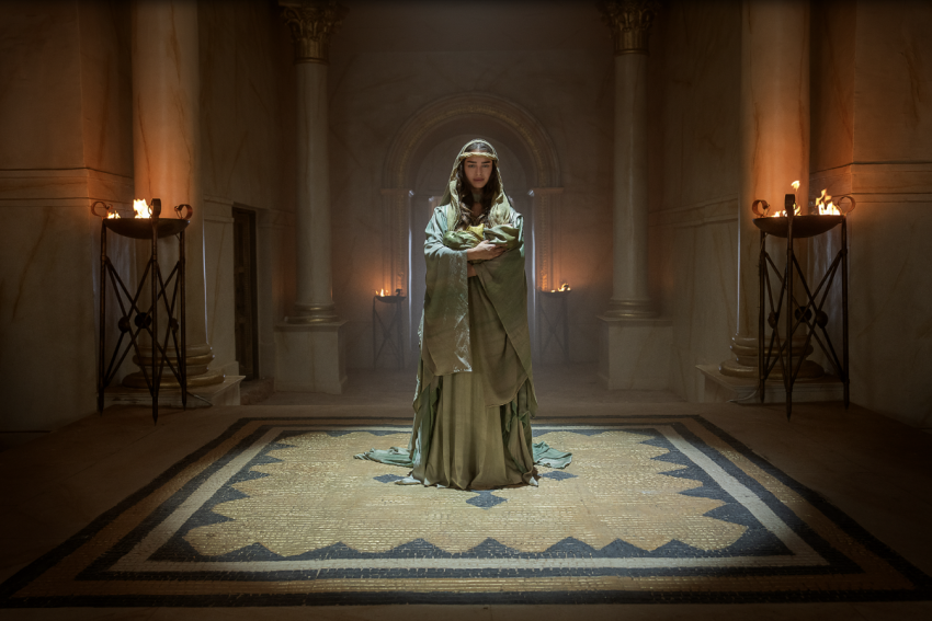  Israeli actress Noa Cohen as Mother Mary in "Mary." 