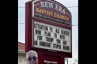 Pastor doubles down on church sign calling minority Trump supporters ‘ignorant’