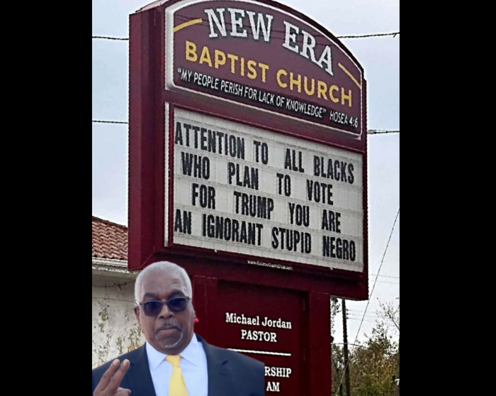 Pastor Michael R. Jordan of New Era Baptist Church in Birmingham, Alabama