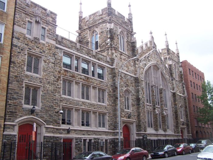 The iconic Abyssinian Baptist Church in New York City on October 18, 2006.