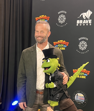 Kirk Cameron appears at the premiere of the "Adventures with Iggy and Mr. Kirk" in Nashville, Tennessee, on Nov. 14, 2024.