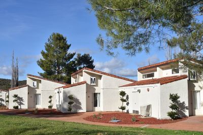 Dormitories at Olivet University Riverside Campus in Anza, California. 