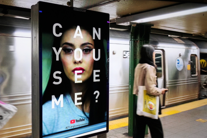 Global anti-human trafficking organization A21, launched their “Can You See Me?” national awareness campaign at the Omni Berkshire Place Hotel in New York City on Monday November 25, 2024.