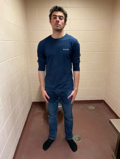 In this handout photo released by the Altoona Police Department, Luigi Mangione is seen in a holding cell after being taken into custody on Dec. 9, 2024, in Altoona, Pennsylvania. According to the Pennsylvania Department of Corrections, Mangione, the suspect in the shooting of UnitedHealthcare CEO Brian Thompson in New York City, has been moved to the State Correctional Institution (SCI) in Huntingdon, Pennsylvania. 