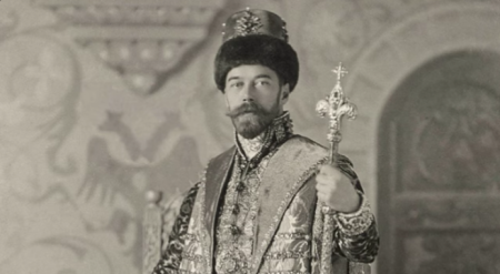 A screenshot of the last Russian Emperor Nicholas II Alexandrovich in an undated photo.