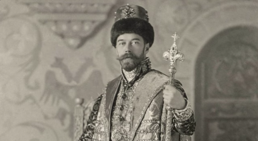 A screenshot of the last Russian Emperor Nicholas II Alexandrovich in an undated photo.