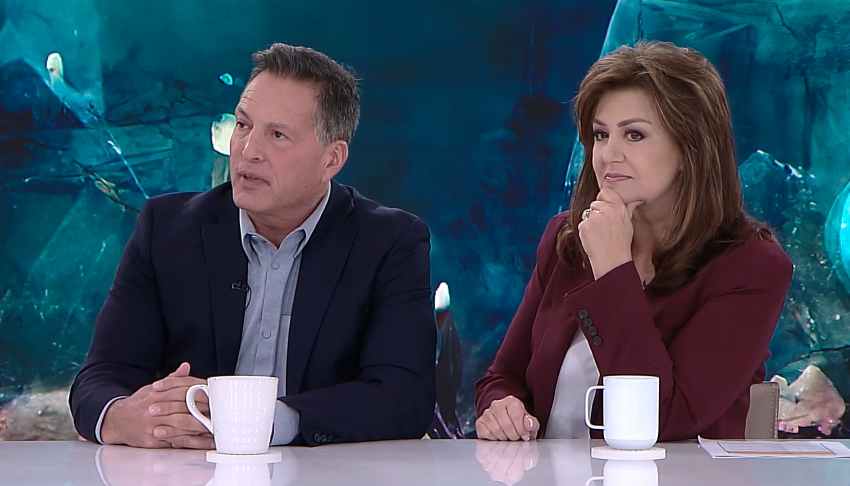 Daystar President Joni Lamb (R) and her second husband Dr. Doug Weiss (L).