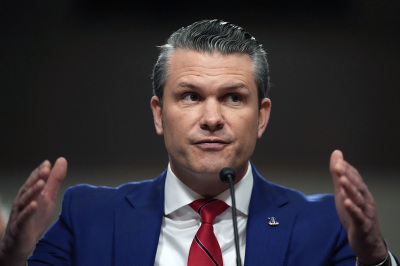 Secretary of Defense Pete Hegseth.