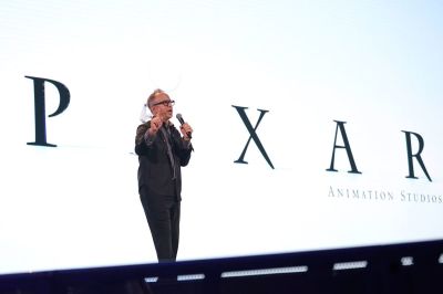 Jonas Rivera, Pixar producer, speaks onstage during Day 1 of the D23 Brazil: A Disney Experience at Transamerica Expo Center on November 08, 2024 in Sao Paulo, Brazil.