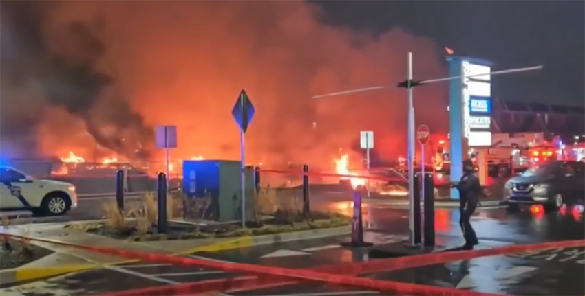 An air ambulance carrying six people crashed near a mall in Northeast Philadelphia, Pennsylvania, on Jan. 31, 2025. Everyone on board was killed.