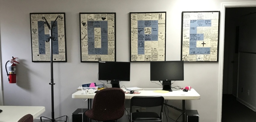 The office of Gracehaven, a Columbus, Ohio-based Christian charity connected to Youth for Christ USA that helps youth rescued from sex-trafficking.