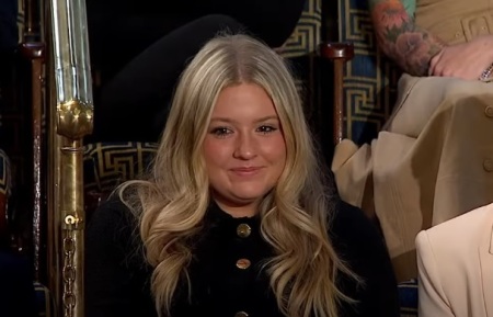 Payton McNabb attends President Donald Trump's address to a joint session of U.S. Congress on March 4, 2025, in Washington, D.C. 