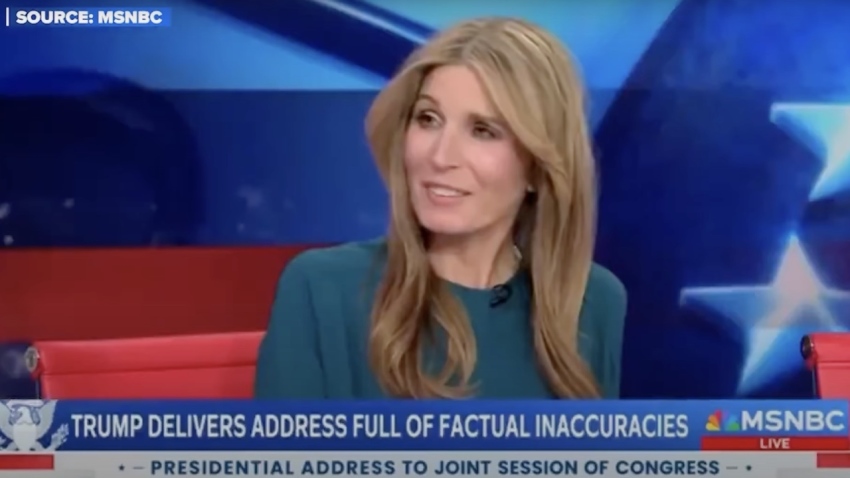 MSNBC Nicolle Wallace, above, faced criticism from President Donald Trump for using a 13-year-old cancer survivor to attack him for the Jan. 6 Capitol riot.