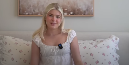 Lola Sheen discusses a recent panic attack she experienced in the second episode of her "HeavenlyBonded" podcast, March 17, 2025.