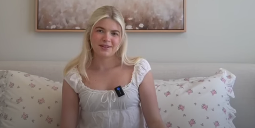 Lola Sheen discusses a recent panic attack she experienced in the second episode of her "HeavenlyBonded" podcast, March 17, 2025.