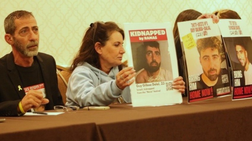 Family members of the individuals taken captive by Hamas advocated for the release of the remaining hostages during a panel discussion on March 11, 2025, in Washington, D.C.