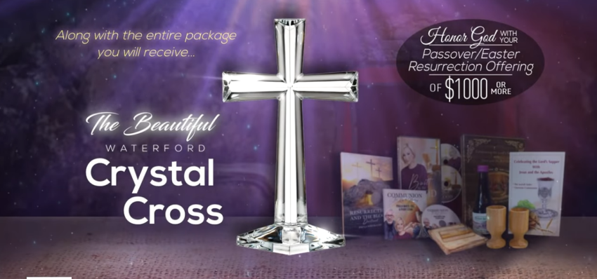 A screenshot from a video titled “Passover Season: God’s Divine Appointment With You!” posted March 23, 2025.