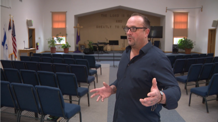 Pastor Richard Clarkson of Hope on the Hill Church in Holland, New York, recalls how he found out his church was robbed on March 30, 2025.