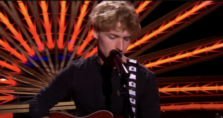 Baylee Littrell performs "Hey Jesus " on "American Idol."