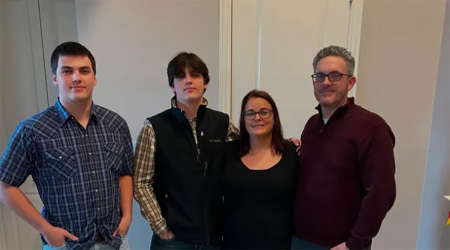 Screengrab of a fundraiser set up for the family of Austin Metcalf.