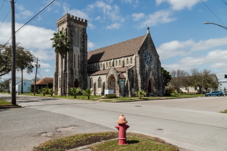 Grace Episcopal Church in Galveston, Texas. 