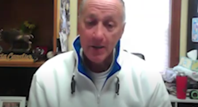 Pro Football Hall of Famer Jim Kelly appears on the "Grace Begins" podcast, April 23, 2025.