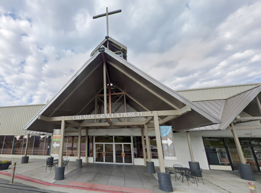 Greater Grace World Outreach Church in Baltimore, Maryland.