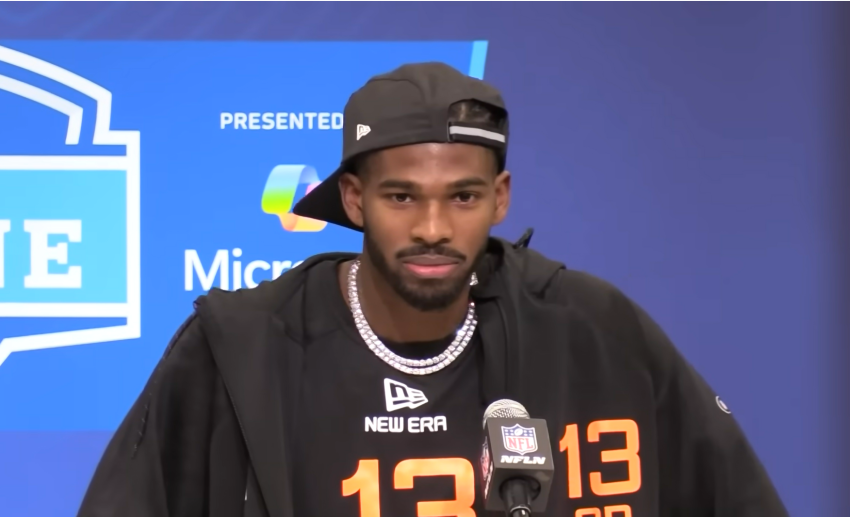 Quarterback Shedeur Sanders, 23, was selected by the Cleveland Browns at the 144th pick in the fifth round of the 2025 NFL draft on Saturday April 26.