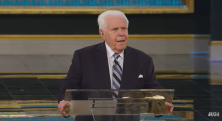 Televangelist Jesse Duplantis speaks during a sermon dated Jan. 5, 2025.