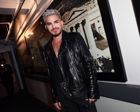 Adam Lambert poses during Netflix is a Joke Festival: Big Mouth Live at The Greek Theatre on May 02, 2024 in Los Angeles, California.
