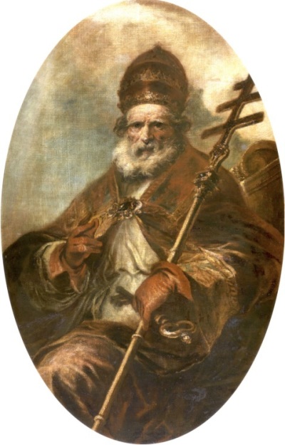 Pope Leo I (c.400-461), also known as Pope Leo the Great, who met with Attila the Hun and successfully convinced the military commander to spare the city of Rome.